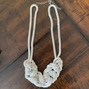 Mesh Chain Statement Necklace